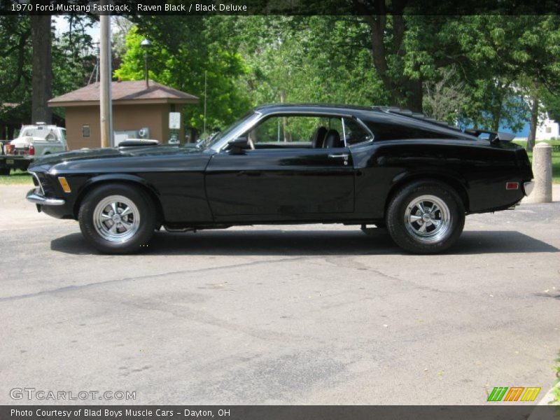 Raven Black / Black Deluxe 1970 Ford Mustang Fastback