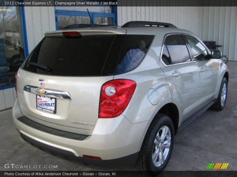 Champagne Silver Metallic / Jet Black 2013 Chevrolet Equinox LT
