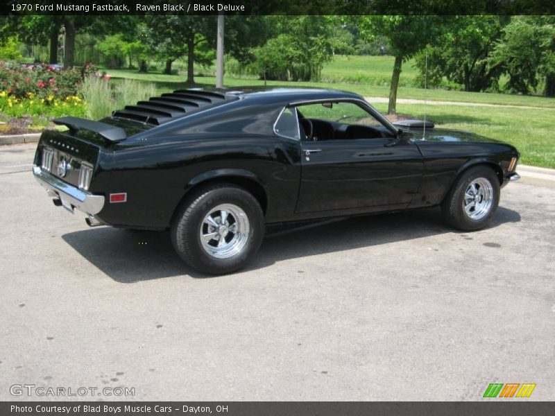 Raven Black / Black Deluxe 1970 Ford Mustang Fastback