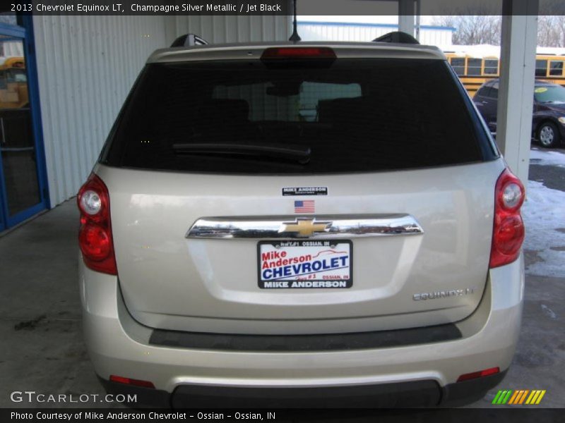 Champagne Silver Metallic / Jet Black 2013 Chevrolet Equinox LT