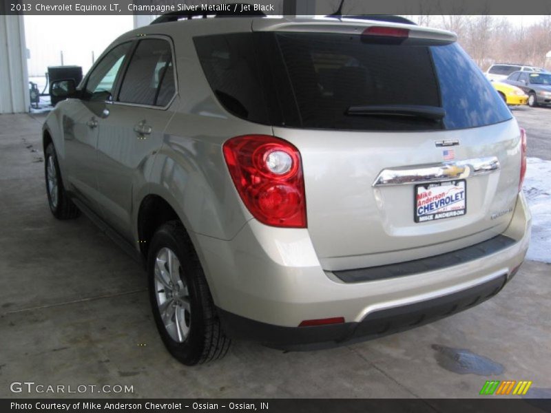 Champagne Silver Metallic / Jet Black 2013 Chevrolet Equinox LT