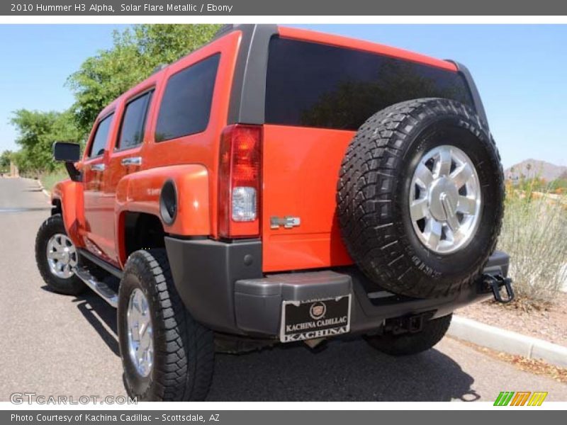 Solar Flare Metallic / Ebony 2010 Hummer H3 Alpha