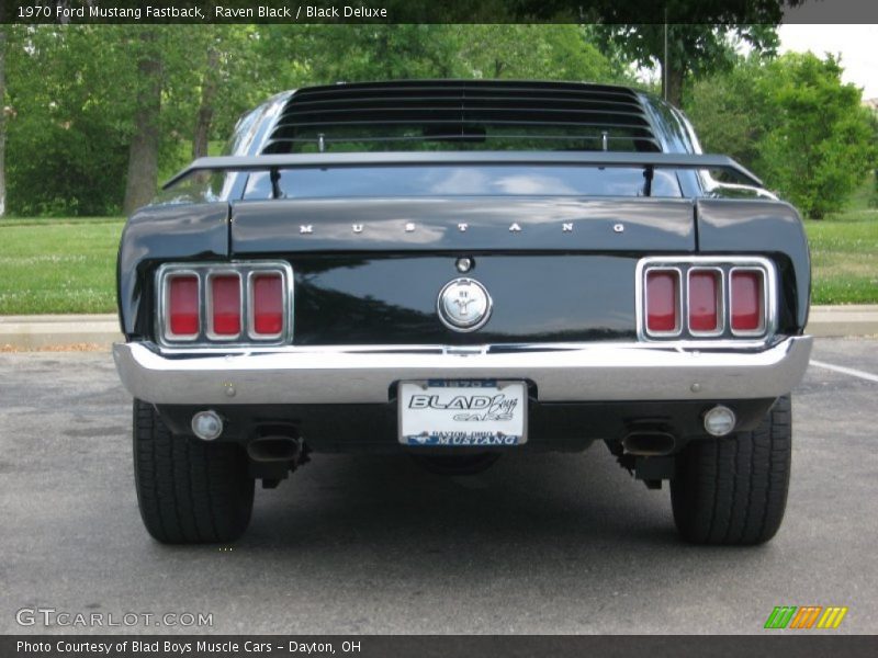 Raven Black / Black Deluxe 1970 Ford Mustang Fastback