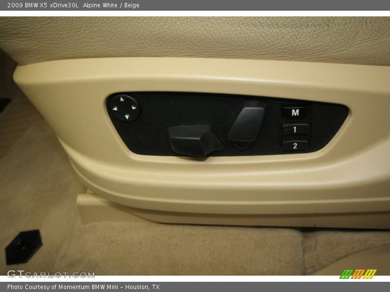 Alpine White / Beige 2009 BMW X5 xDrive30i