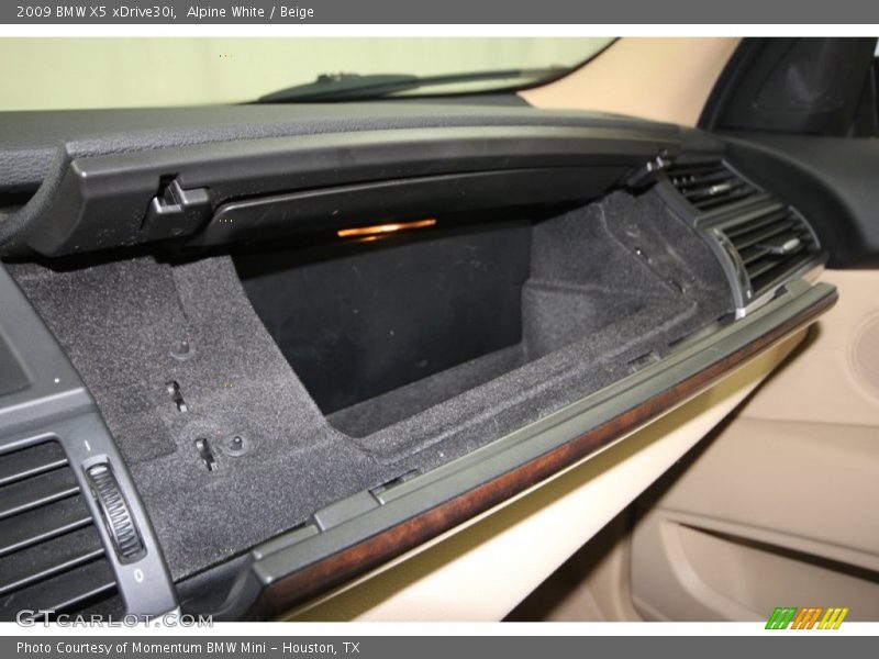 Alpine White / Beige 2009 BMW X5 xDrive30i