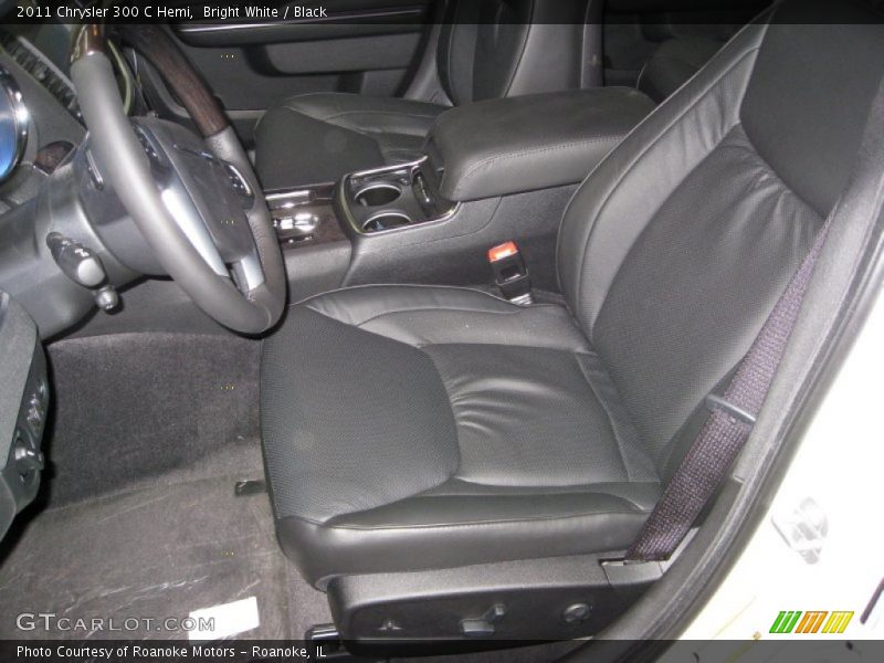 Bright White / Black 2011 Chrysler 300 C Hemi
