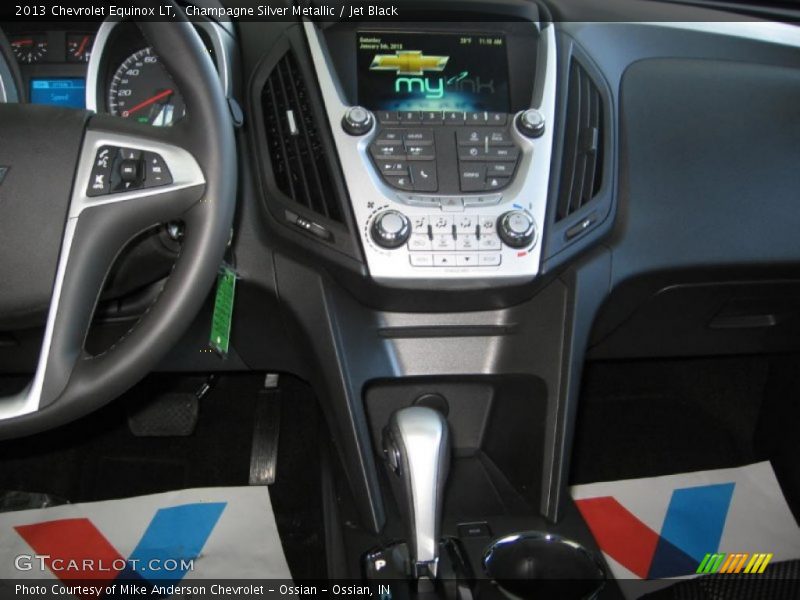 Champagne Silver Metallic / Jet Black 2013 Chevrolet Equinox LT