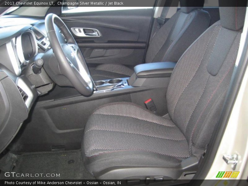 Champagne Silver Metallic / Jet Black 2013 Chevrolet Equinox LT