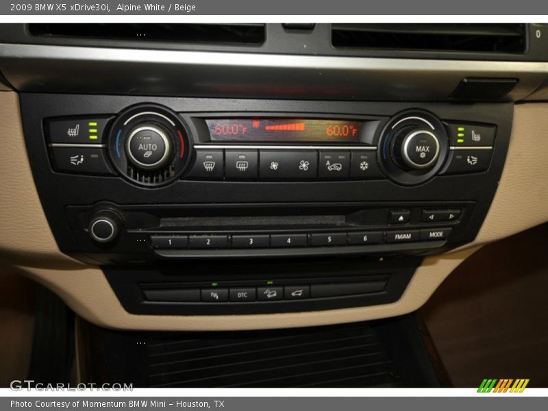Alpine White / Beige 2009 BMW X5 xDrive30i