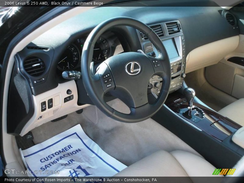 Black Onyx / Cashmere Beige 2006 Lexus IS 250 AWD