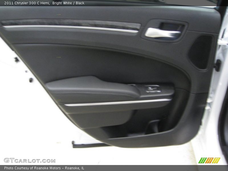 Bright White / Black 2011 Chrysler 300 C Hemi