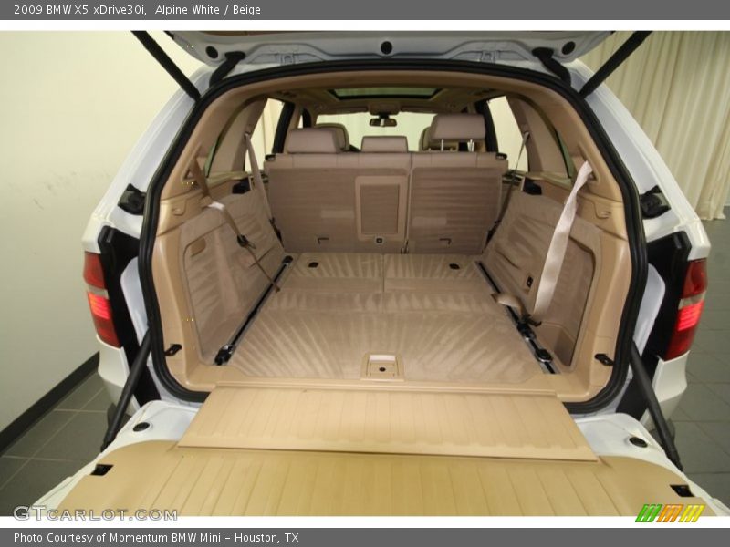 Alpine White / Beige 2009 BMW X5 xDrive30i