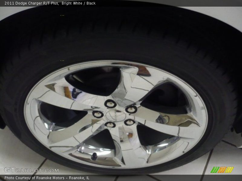 Bright White / Black 2011 Dodge Charger R/T Plus