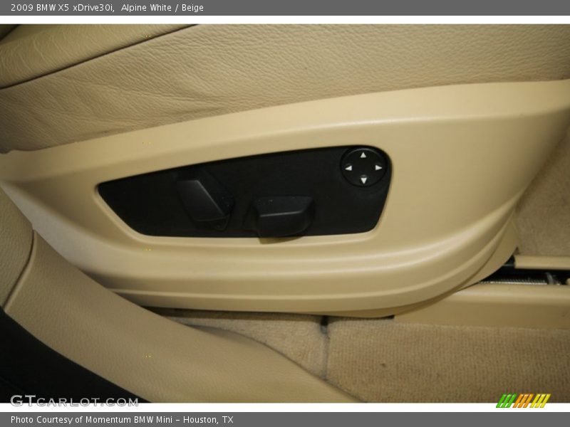 Alpine White / Beige 2009 BMW X5 xDrive30i