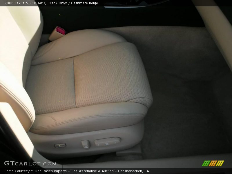 Black Onyx / Cashmere Beige 2006 Lexus IS 250 AWD