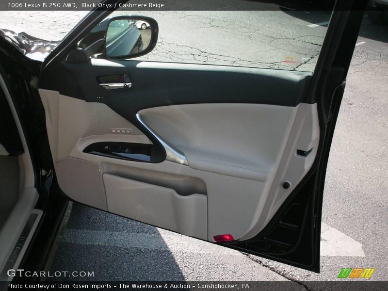 Black Onyx / Cashmere Beige 2006 Lexus IS 250 AWD