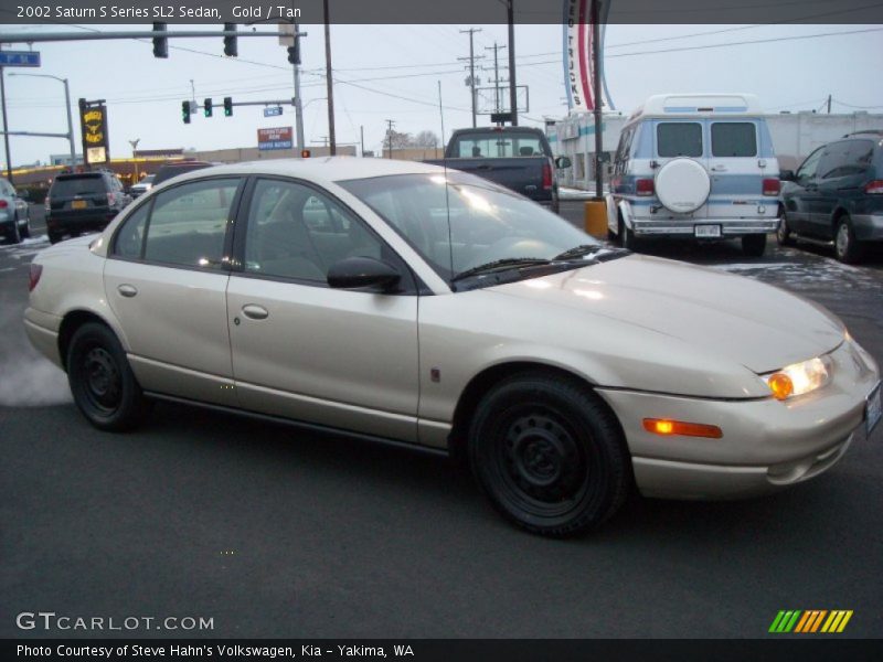 Gold / Tan 2002 Saturn S Series SL2 Sedan