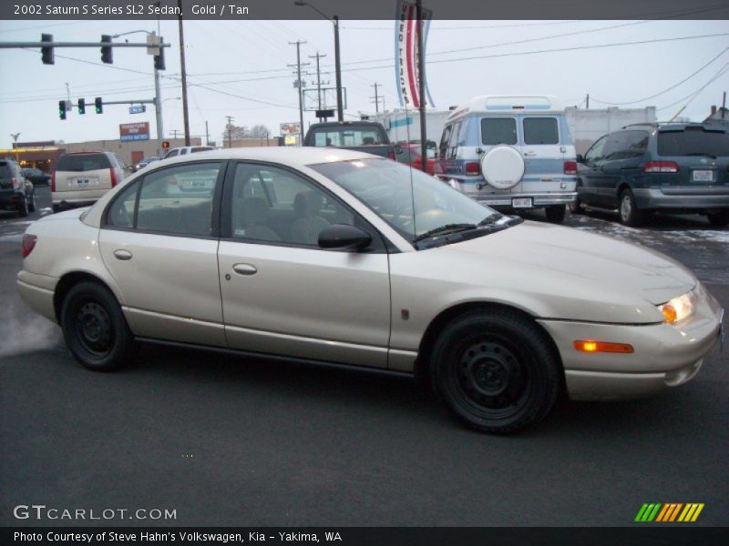 Gold / Tan 2002 Saturn S Series SL2 Sedan