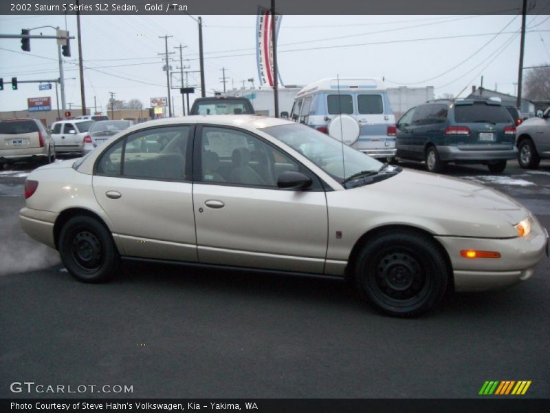 Gold / Tan 2002 Saturn S Series SL2 Sedan