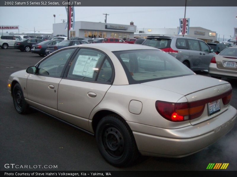 Gold / Tan 2002 Saturn S Series SL2 Sedan