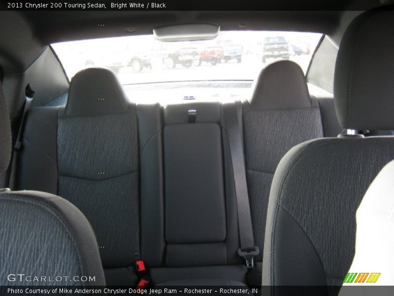 Bright White / Black 2013 Chrysler 200 Touring Sedan