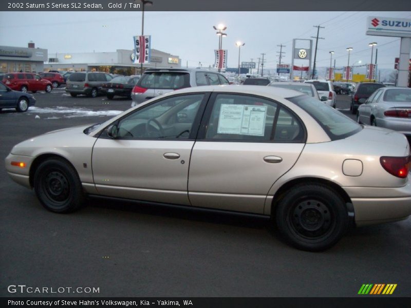 Gold / Tan 2002 Saturn S Series SL2 Sedan
