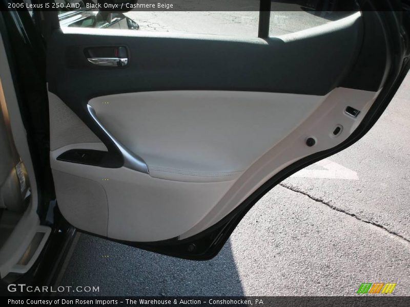 Black Onyx / Cashmere Beige 2006 Lexus IS 250 AWD