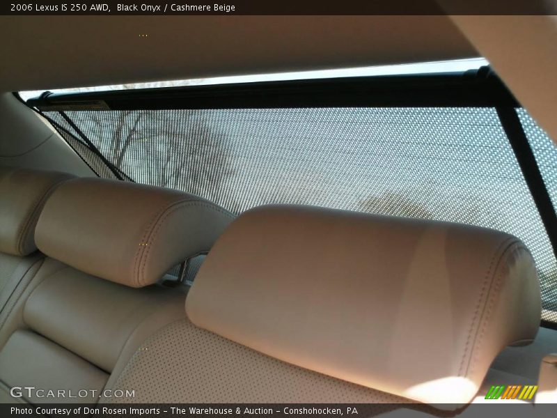 Black Onyx / Cashmere Beige 2006 Lexus IS 250 AWD