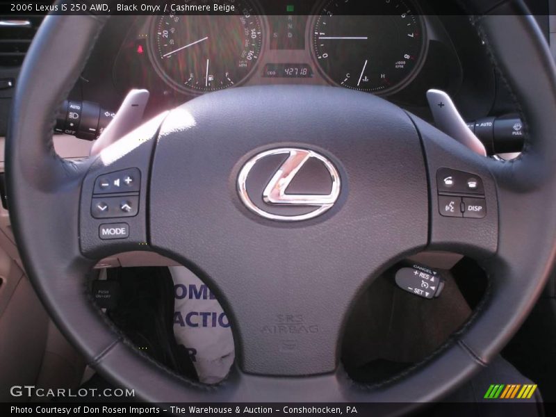 Black Onyx / Cashmere Beige 2006 Lexus IS 250 AWD