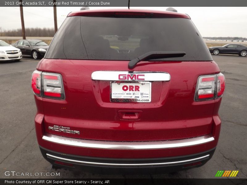Crystal Red Tintcoat / Cocoa Dune 2013 GMC Acadia SLT