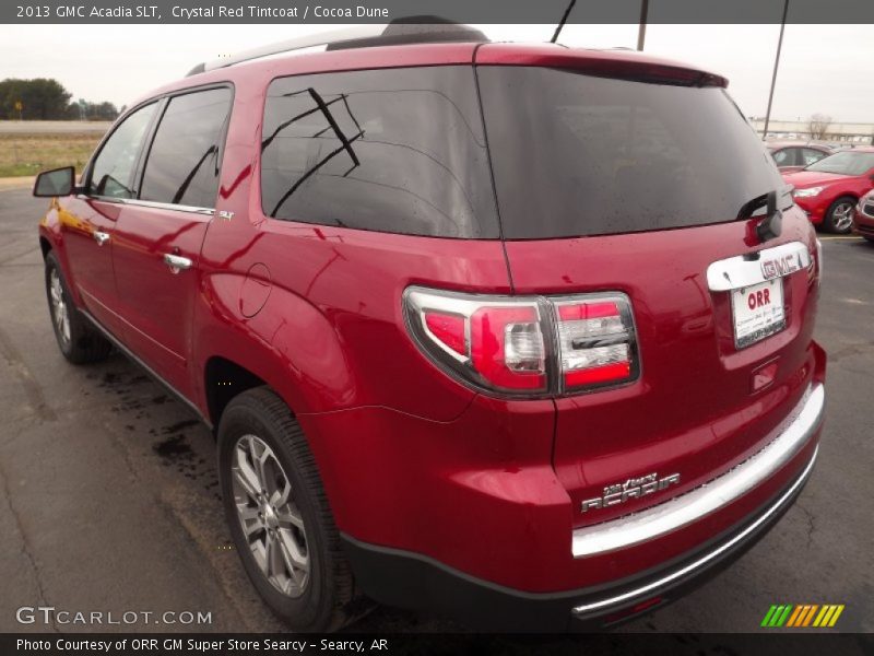 Crystal Red Tintcoat / Cocoa Dune 2013 GMC Acadia SLT