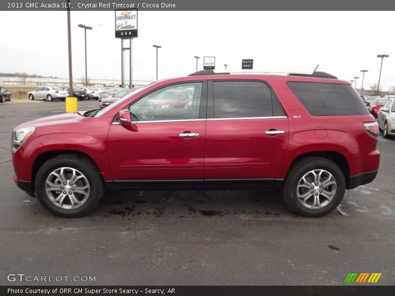 Crystal Red Tintcoat / Cocoa Dune 2013 GMC Acadia SLT