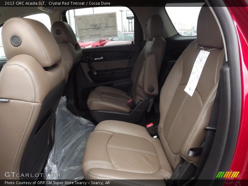 Rear Seat of 2013 Acadia SLT