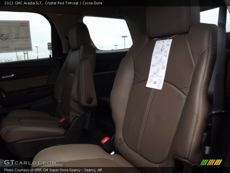 Rear Seat of 2013 Acadia SLT