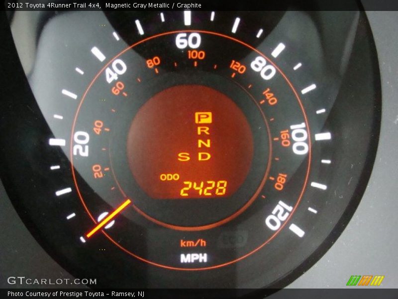 Magnetic Gray Metallic / Graphite 2012 Toyota 4Runner Trail 4x4