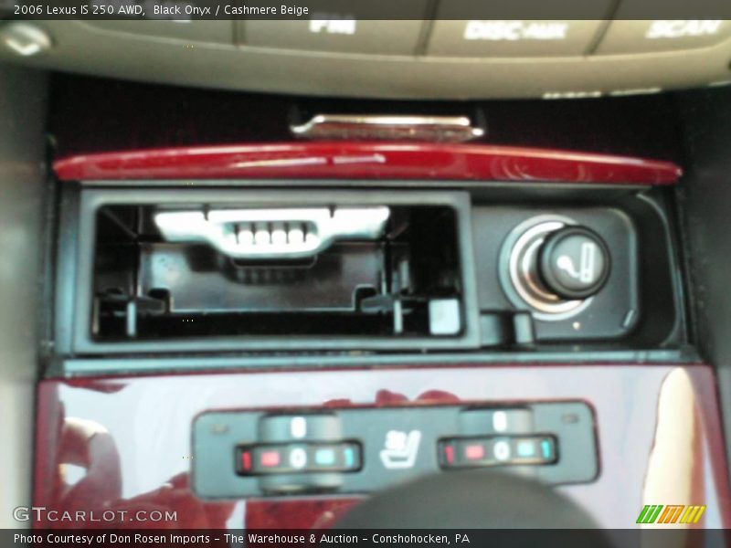 Black Onyx / Cashmere Beige 2006 Lexus IS 250 AWD