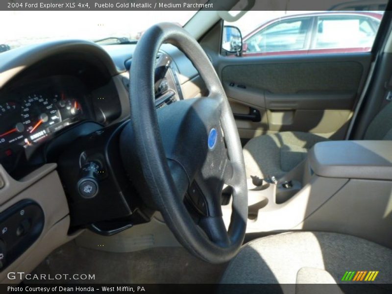Pueblo Gold Metallic / Medium Parchment 2004 Ford Explorer XLS 4x4
