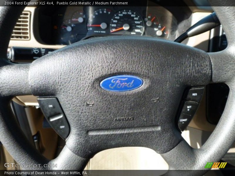 Pueblo Gold Metallic / Medium Parchment 2004 Ford Explorer XLS 4x4