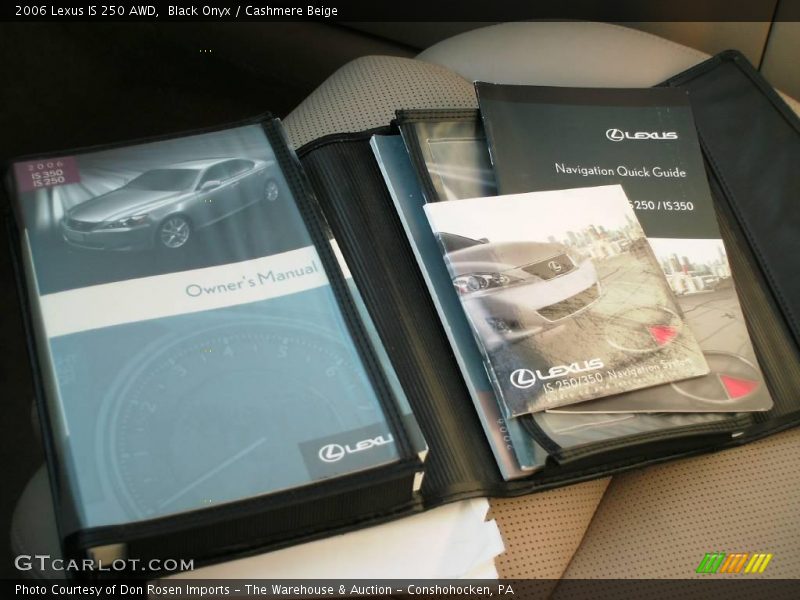 Black Onyx / Cashmere Beige 2006 Lexus IS 250 AWD