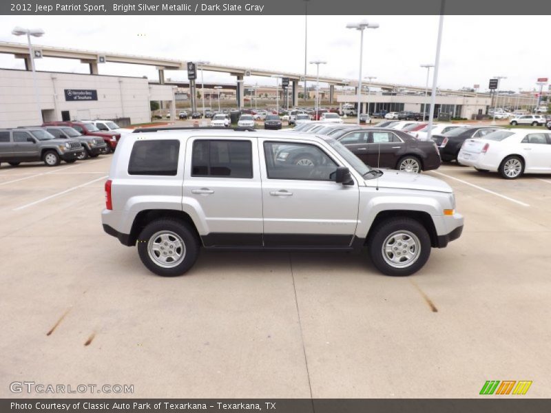 Bright Silver Metallic / Dark Slate Gray 2012 Jeep Patriot Sport