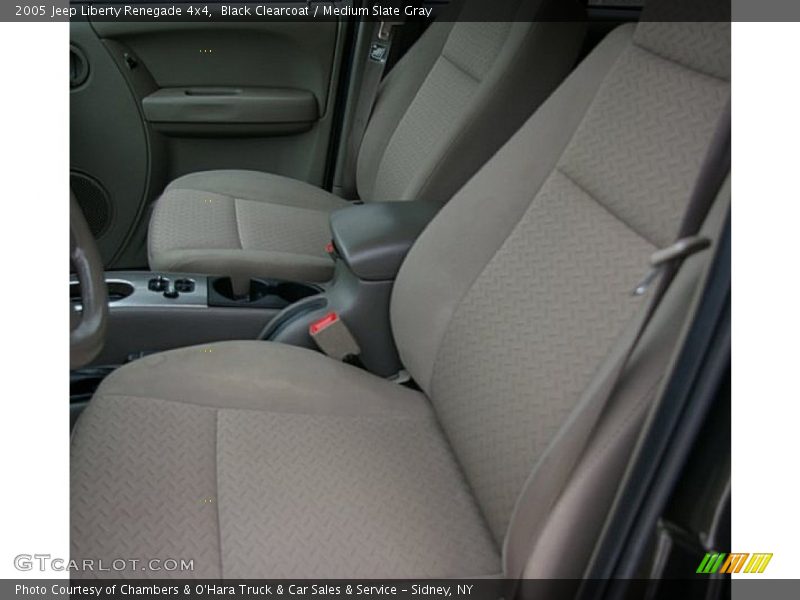 Black Clearcoat / Medium Slate Gray 2005 Jeep Liberty Renegade 4x4