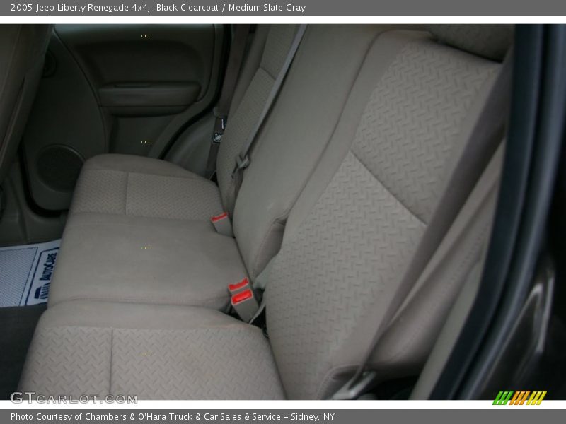 Black Clearcoat / Medium Slate Gray 2005 Jeep Liberty Renegade 4x4