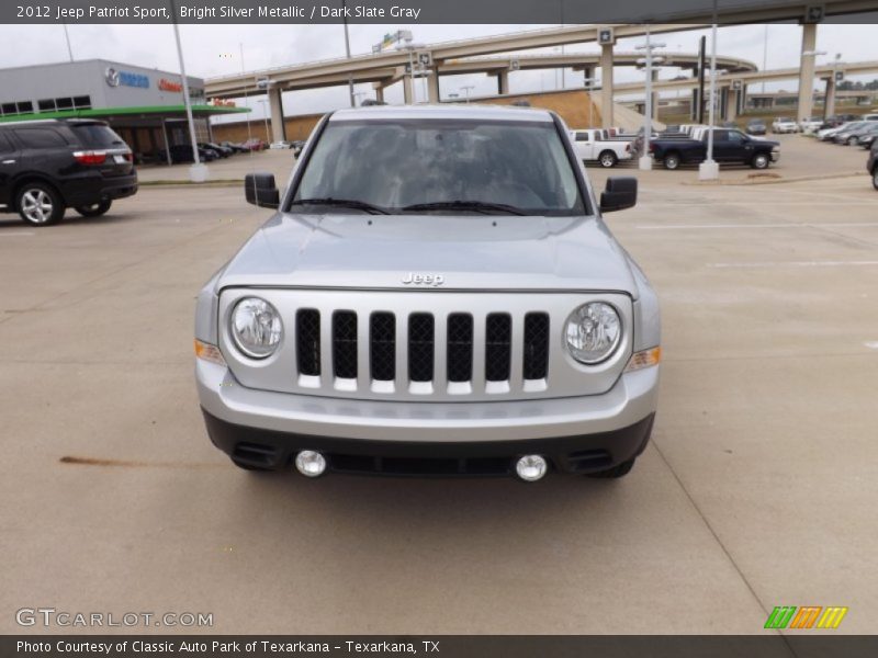 Bright Silver Metallic / Dark Slate Gray 2012 Jeep Patriot Sport