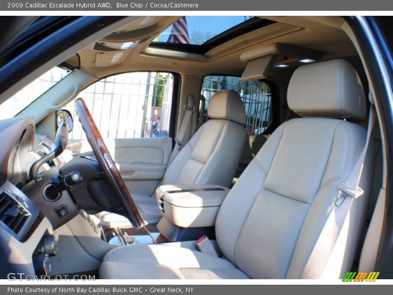 Front Seat of 2009 Escalade Hybrid AWD