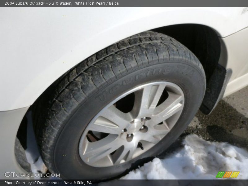 White Frost Pearl / Beige 2004 Subaru Outback H6 3.0 Wagon
