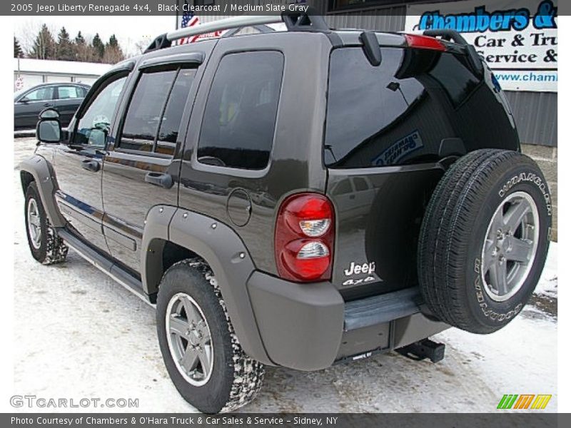 Black Clearcoat / Medium Slate Gray 2005 Jeep Liberty Renegade 4x4