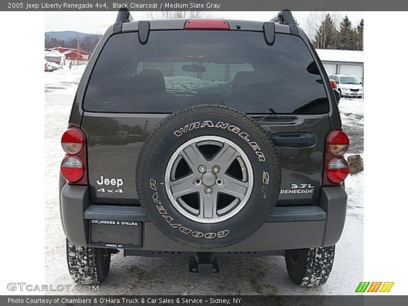 Black Clearcoat / Medium Slate Gray 2005 Jeep Liberty Renegade 4x4