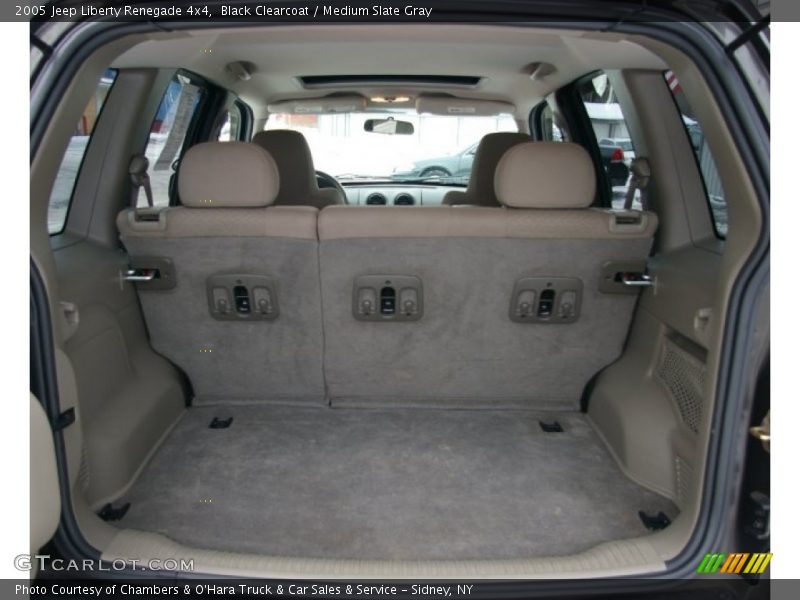 Black Clearcoat / Medium Slate Gray 2005 Jeep Liberty Renegade 4x4
