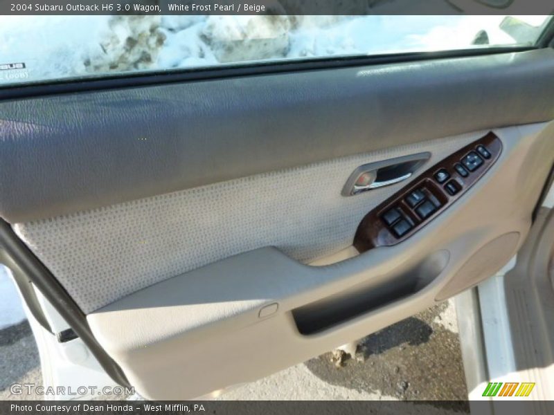 White Frost Pearl / Beige 2004 Subaru Outback H6 3.0 Wagon