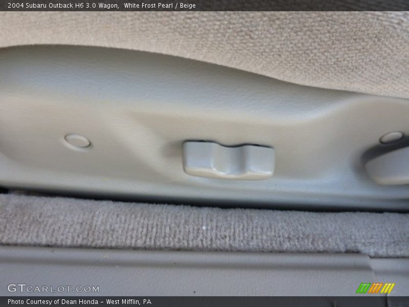 White Frost Pearl / Beige 2004 Subaru Outback H6 3.0 Wagon